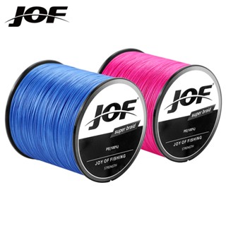 Jof Fly สายเบ็ดตกปลา PE แบบถัก 300 ม. 10-82LB 4 เส้น