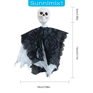 [Sunnimix1] จี้รูปหัวกะโหลก สําหรับตกแต่งสวน วันฮาโลวีน