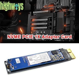 อะแดปเตอร์แปลงการ์ด M.2 NVME SSD PCIE M2 M Key SSD สําหรับแล็ปท็อป [highways.th]