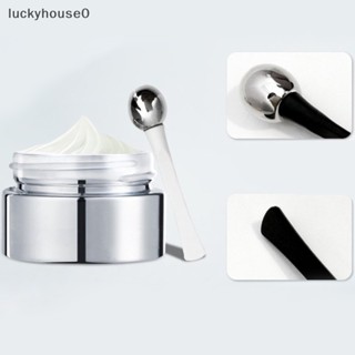 Luckyhouse0^^ ไม้พายนวดรอบดวงตา อัลลอย สีทอง บาง ลดริ้วรอย สําหรับดูแลผิวหน้า