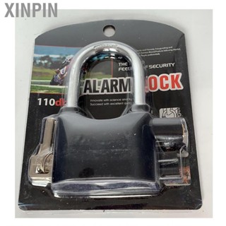 Xinpin Security Alarm Lock Black Delicate Structure  Universal Padlock For Motorcycle  Bicycle