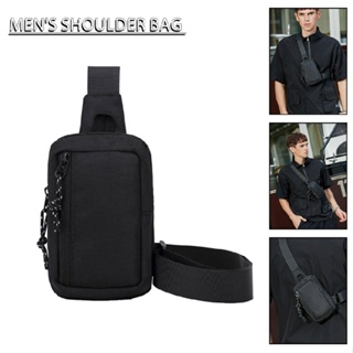 New Mens Shoulder Bag Oxford Chest Bag Crossbody Bag Casual Travel Phone Bag