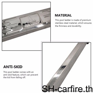 บันไดสระว่ายน้ํา สเตนเลส กันลื่น สําหรับเล่นกีฬาทางน้ํา