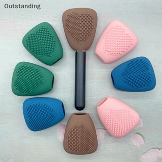 Outstanding ใหม่ เคสซิลิโคน ป้องกันแปรงแต่งหน้า ขนแปรงนุ่ม สําหรับเดินทาง