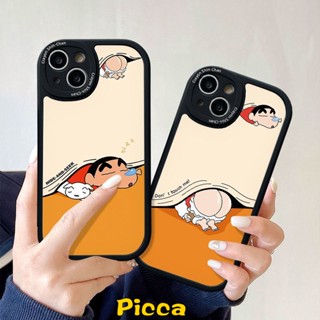 เคสโทรศัพท์มือถือ Tpu นิ่ม ลายการ์ตูนชินจังจอมแก่นน่ารัก สร้างสรรค์ สําหรับ IPhone 11 13 14 12 Pro Max 8Plus 6 8 7 6s Plus X XS XR 11 7Plus Max SE 2020