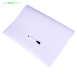 Greatshore สติกเกอร์ไวนิล ลายไวท์บอร์ด ลอกออกได้ สําหรับตกแต่งผนังบ้าน ออฟฟิศ