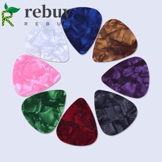 Rebuy ปิ๊กกีตาร์ แบบหนา ทนทาน สุ่มสี ไม่มีกล่อง สําหรับกีตาร์อะคูสติก