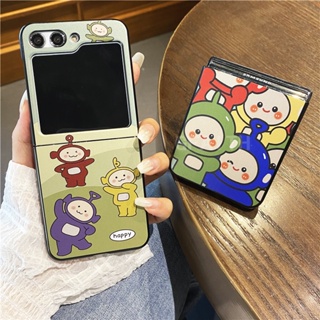 ใหม่ เคสโทรศัพท์มือถือ ซิลิโคนนิ่ม ฝาพับ ลายการ์ตูนเด็กทารกน่ารัก พร้อมเสาอากาศ สีดํา สําหรับ Samsung Galaxy Z Flip5 Z Fold5 Z Flip4 Z Fold4 2023 Z Flip 5 4 Z Fold 5 4