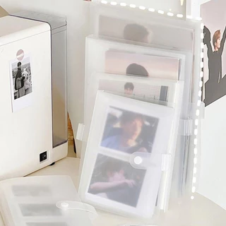 IMIHAN1 อัลบั้มภาพ, ที่ใส่การ์ดรูปภาพ PVC โปร่งใส, Creative 80/160 ช่อง 3/4/5/6 นิ้วรวบรวมหนังสือ Photocard Holder Idol Star