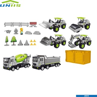 โมเดลรถยนต์วิศวกรรม UNIIS ของเล่นสําหรับเด็ก
