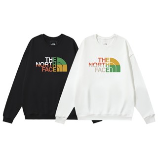 เสื้อกันหนาว คอกลม พิมพ์ลายโลโก้แบรนด์ the North FACE หลากสีสัน สําหรับผู้ชาย และผู้หญิง