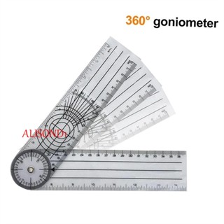 Alisond1 Goniometer ไม้บรรทัด อุปกรณ์สํานักงาน โรงเรียน กระดูก ไม้โปรแทรกเตอร์ หลายชั้น ไม้โปรแทรกเตอร์ ไม้บรรทัดหมุน สอบเทียบ