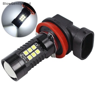 Blowgentlywind H8 H11 หลอดไฟตัดหมอก Led 3030SMD 1200LM 6000K สําหรับรถยนต์ BGW