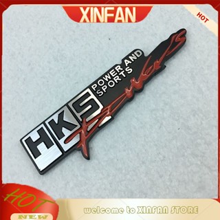 Xinfan สติกเกอร์โลหะ Mugen HKS 3D สําหรับติดตกแต่งรถยนต์