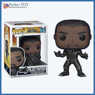 Pst โมเดลฟิกเกอร์ การ์ตูน Black Panther Funko Pop ขนาดเล็ก แฮนด์เมด สําหรับตกแต่งสํานักงาน