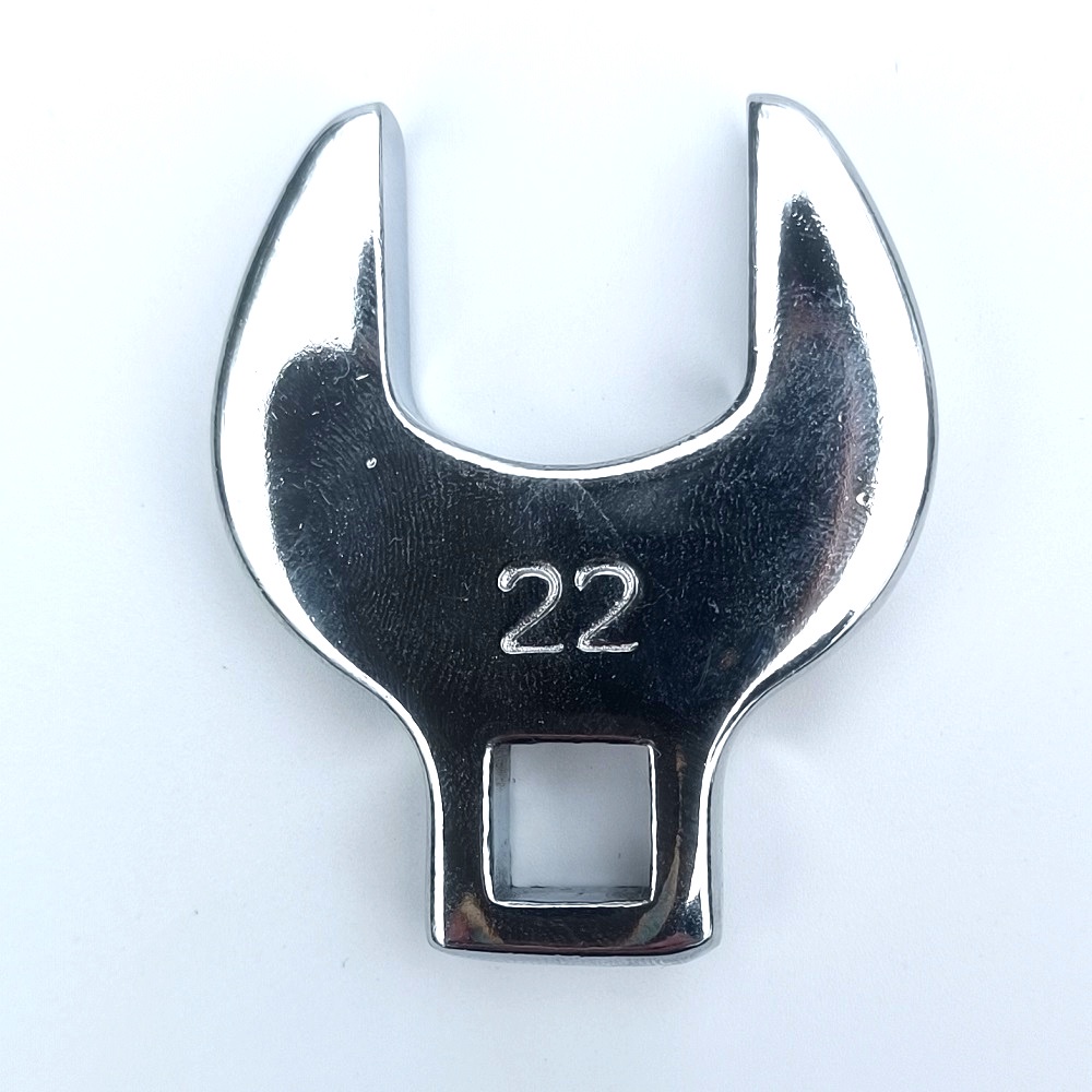 1 ชิ้น 3/8 นิ้วไดรฟ์ Crowfoot ประแจชุดเมตริก 18 19 22 มม.Chrome Plated Crow เท้าเปิด End Spanner รถซ่อมเครื่องมือ