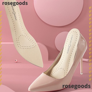 Rosegoods1 แผ่นรองเท้าส้นสูง พื้นนิ่ม กันลื่น ระบายอากาศ คุณภาพสูง 1 คู่