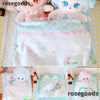 Rosegoods1 ตุ๊กตาที่นอน ผ้าฝ้าย แบบนิ่ม 20 ซม. 3 ชิ้น ต่อชุด