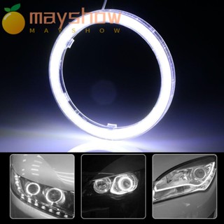 Mayshow ไฟหน้ารถยนต์ Led สีขาว 60 70 80 90 100 110 120 มม.