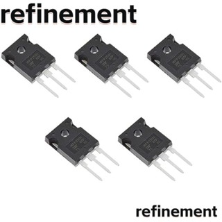 Refinement ทรานซิสเตอร์มอสเฟต TO-247AC 30 A N-Channel 200 V สีดํา 5 ชิ้น