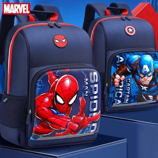 Disney New Primary School Student Spiderman Schoolbag Male 123 Super Light Spine Protection Burden Reduction Large Capacity Shaping fgig