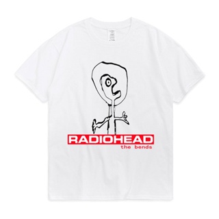 เสื้อยืด พิมพ์ลายกราฟิก Radiohead The Bends 90S สไตล์พังก์ร็อค สตรีท วินเทจ