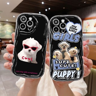 เคสโทรศัพท์มือถือนิ่ม ขอบโค้ง ลายลูกสุนัขน่ารักมาก 3D สําหรับ Realme C55 10 C30 C30S C11 2021 C21Y C31 C33 C35 C15 C21 C25 C20 C3 C12 C2 C25S 5S 5 5i 9i C17 7i C1 C25Y C2 C3i 6i C20A  Narzo 20 10 10A 20A 30A 50i 50A Prime