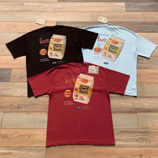 Q06M ArchOlive potato chips packaging casual loose couple short sleeve American retro niche T-shirt AODX021