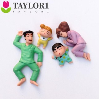 Taylor1 โมเดลฟิกเกอร์ การ์ตูนชินจังจอมแก่น นอนหลับ Nohara สําหรับตกแต่งเค้กวันเกิด