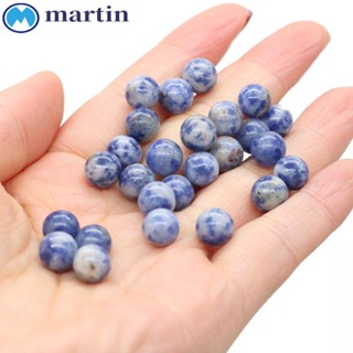 Martin ลูกปัดอาเกต สีแดง 8 มม. แฮนด์เมด DIY สําหรับตกแต่งแจกัน