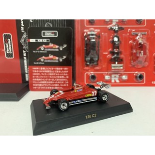 โมเดลรถยนต์ Kyosho 1:64 Ferrari 126 C2 Villeneuve No. โมเดลรถยนต์อัลลอย 27 1982