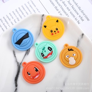 10PCS Pokemon Pikachu Keychains Pocket Monster Korean Version Cartoon Soft Car Key Ring Gift Clearance sale
