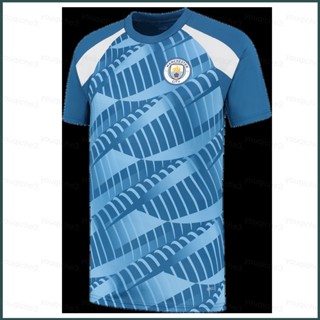 เสื้อยืดแขนสั้น ลายทีมฟุตบอล Manchester City Jersey SY3 2023-2024 พลัสไซซ์ YS3