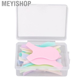 Meyishop Eyelash Lift Curler Pads  Double Heads Skin Friendly Silicone Lash Brushes for Home Use