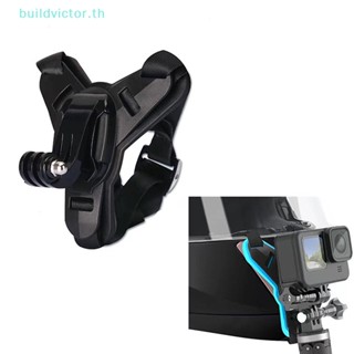 Buildvictor ขาตั้งกล้องติดหมวกกันน็อคหน้ารถจักรยานยนต์ อุปกรณ์เสริม สําหรับ DJI Osmo Action Insta360 TH