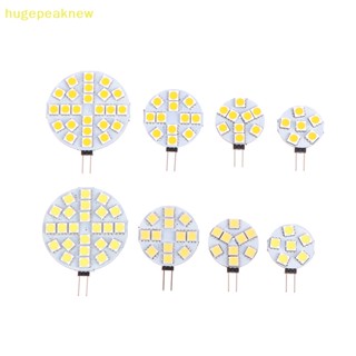 Hugepeaknew หลอดไฟ LED 6 9 12 24 G4 DC12V 5050 SMD สีขาวอบอุ่น 1 ชิ้น