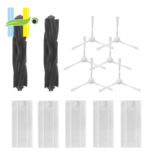 แปรงหลัก แปรงด้านข้าง แผ่นกรอง Hepa อะไหล่เปลี่ยน สําหรับหุ่นยนต์ดูดฝุ่น Neabot Q11 Robtic