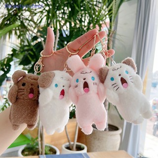 [Beautyoufeel] พวงกุญแจ จี้ตุ๊กตาหมี กระต่าย สุนัข Ch Stuff Animal ของเล่นสําหรับเด็ก