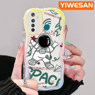 เคสโทรศัพท์มือถือแบบนิ่ม ใส กันกระแทก ลายการ์ตูนนักบินอวกาศ สําหรับ Realme 5 5i 5s 5 Pro 6i Narzo 20A Q