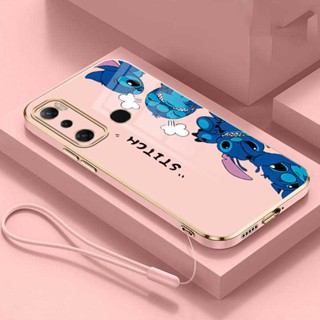 เคสโทรศัพท์มือถือ ขอบยางชุบ ป้องกันเต็มเลนส์ ลาย Stitch สําหรับ infinix Hot 20 Play 20s Hot20 5G Hot 11s NFC 11 Play