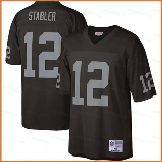 Fb NFL Las Vegas Raiders Legacy Jersey Ken เสื้อยืดลําลอง แขนสั้น คอกลม พลัสไซซ์ สําหรับผู้ชาย เหมาะกับการเล่นกีฬา