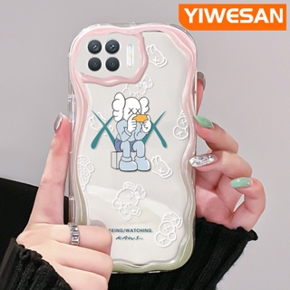 เคสโทรศัพท์มือถือแบบนิ่ม ใส กันกระแทก ลายแบรนด์แฟชั่น สีมาการอง หลากสี สําหรับ OPPO A93 2020 F17 Pro Reno 4F Reno 4 Lite