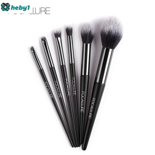 Ocallure ชุดแปรงแต่งหน้า 6 ชิ้น Professional คุณภาพสูง Soft Cosmetics Blush Eyeshadow Brush For Makeup heby1