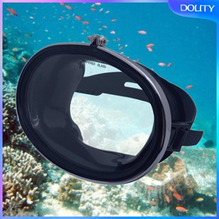 [dolity] แว่นตาว่ายน้ํา เลนส์ป้องกันเลนส์ ทรงวงรี สไตล์เรโทร สําหรับดําน้ํา
