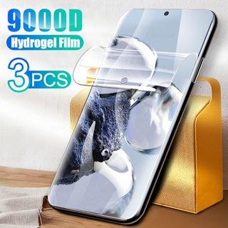 3PCS Curved Soft Hydrogel Film Protective Film For Xiaomi 12T 11t 12 13 lite Pro Screen Protector