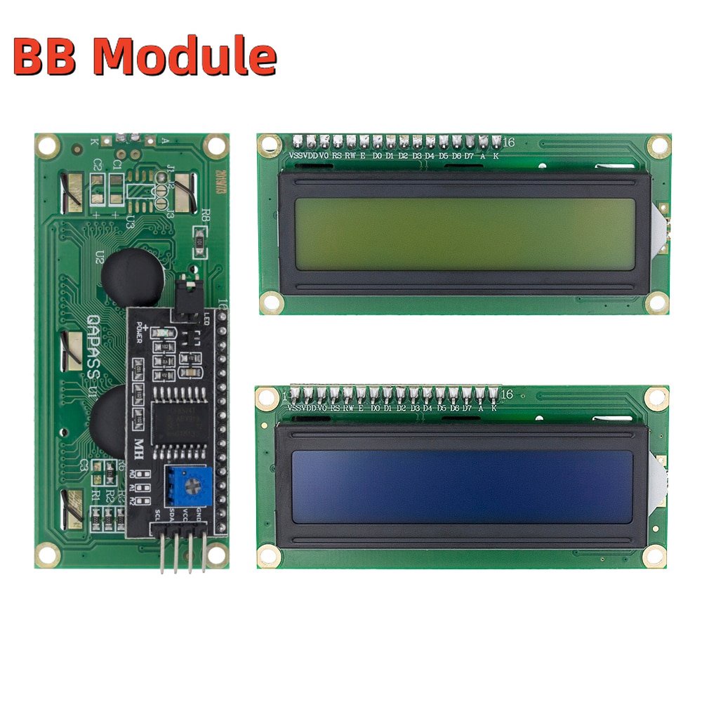 โมดูลหน้าจอ LCD1602+I2C LCD 1602 PCF8574 IIC I2C LCD1602 สําหรับ arduino