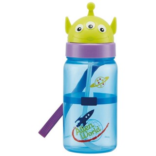 ขวดน้ำ กระติกหลอดหัว 350ml. ลาย green man
