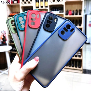 เคสผิวด้าน ตรงรุ่น เคสหลังด้านกันกล้อง เคสขอบสีกันกระแทก Redmi K50 K40 Gaming K30 K20 Pro 4G 5G 2023