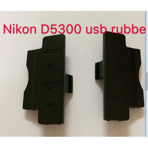 Nikon D5300 USB หนังยางด้านข้าง Trim หนัง USB หนัง SLR อะไหล่ซ่อม