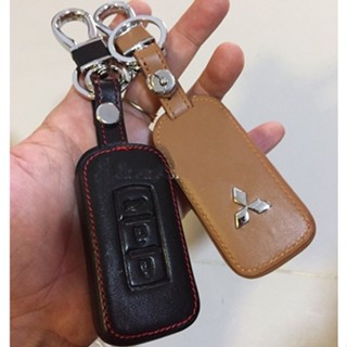 เคสรีโมตกุญแจรถยนต์ รุ่นโลโก้เหล็ก Mitsubishi Mirage,Attrage,Triton,Pajero,Expander Smart Key 2,3 ปุ่ม